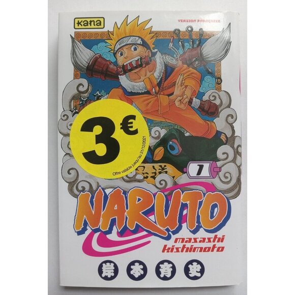 Naruto Vol. 1 French Version Kana w/ Dustcover 2002 VG+ - Picture 1 of 2